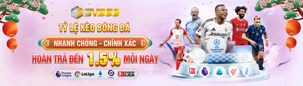 khuyến mãi SV368 kèo bóng đá